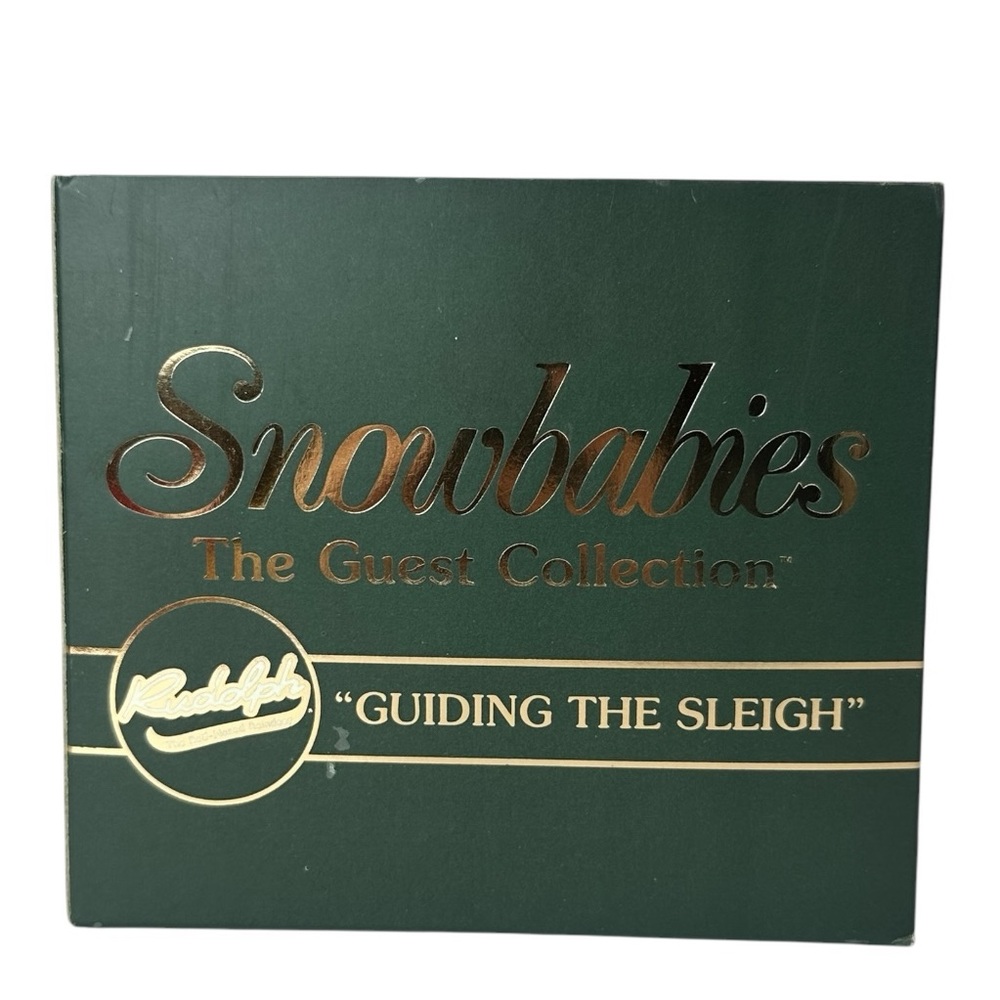 Dept 56 Snowbabies Rudolph “Guiding the sleigh” Ornament - Picture 4 of 9